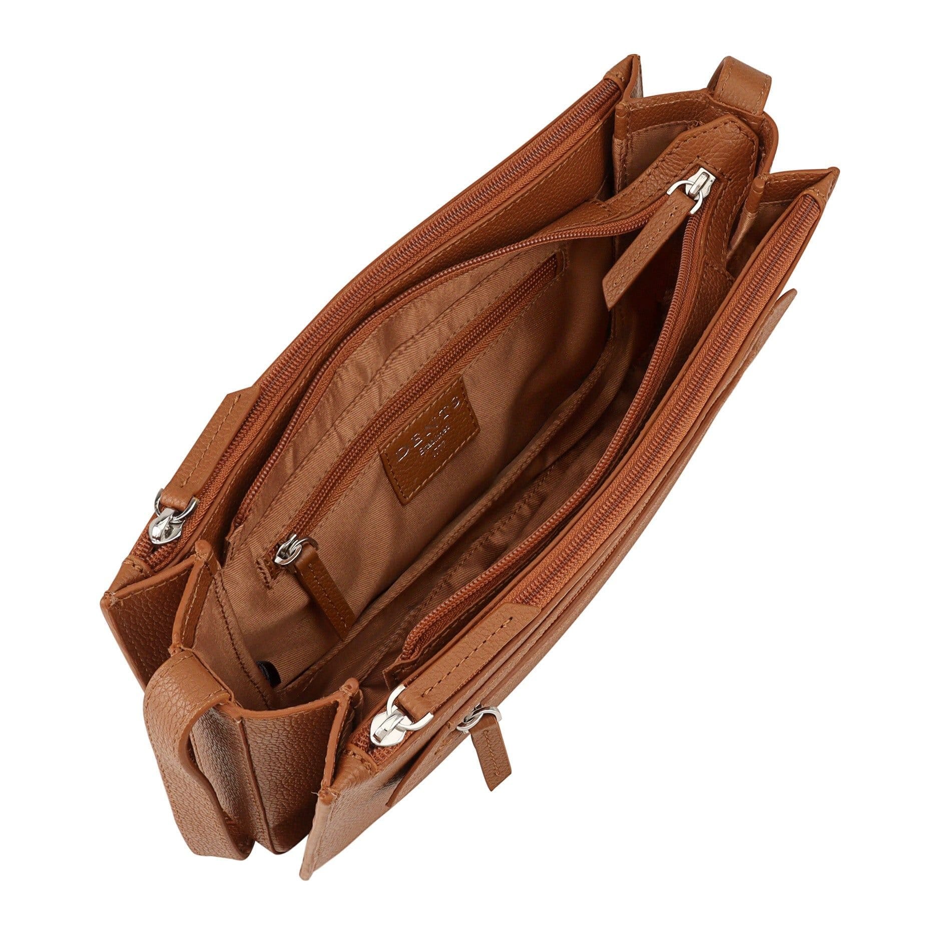 Dents Dents Women's Whitby Leather Cross Body Bag in Brown - 4