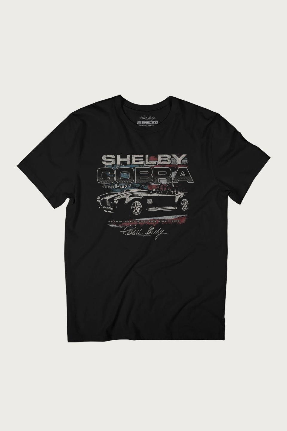 Shelby Shelby Men's Cobra 1965 Est 1962 T-Shirt in Black - 2