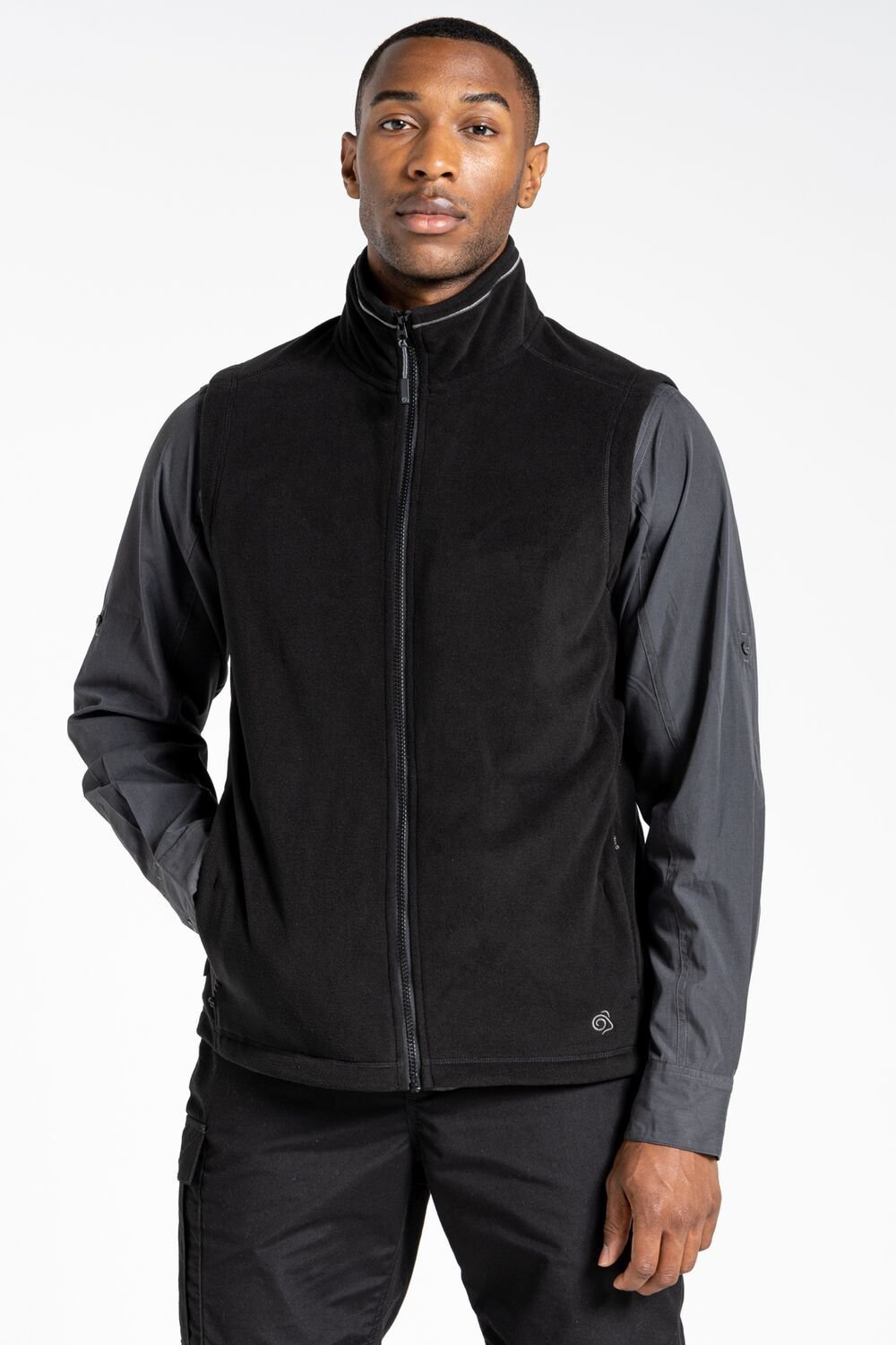 Craghoppers Craghoppers Men's Mens 'Expert Corey' Full Zip Fleece Vest in Black - 3