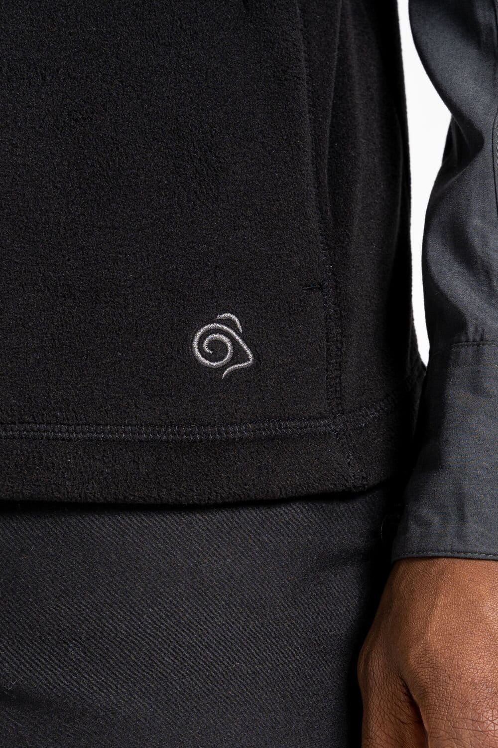 Craghoppers Craghoppers Men's Mens 'Expert Corey' Full Zip Fleece Vest in Black - 4