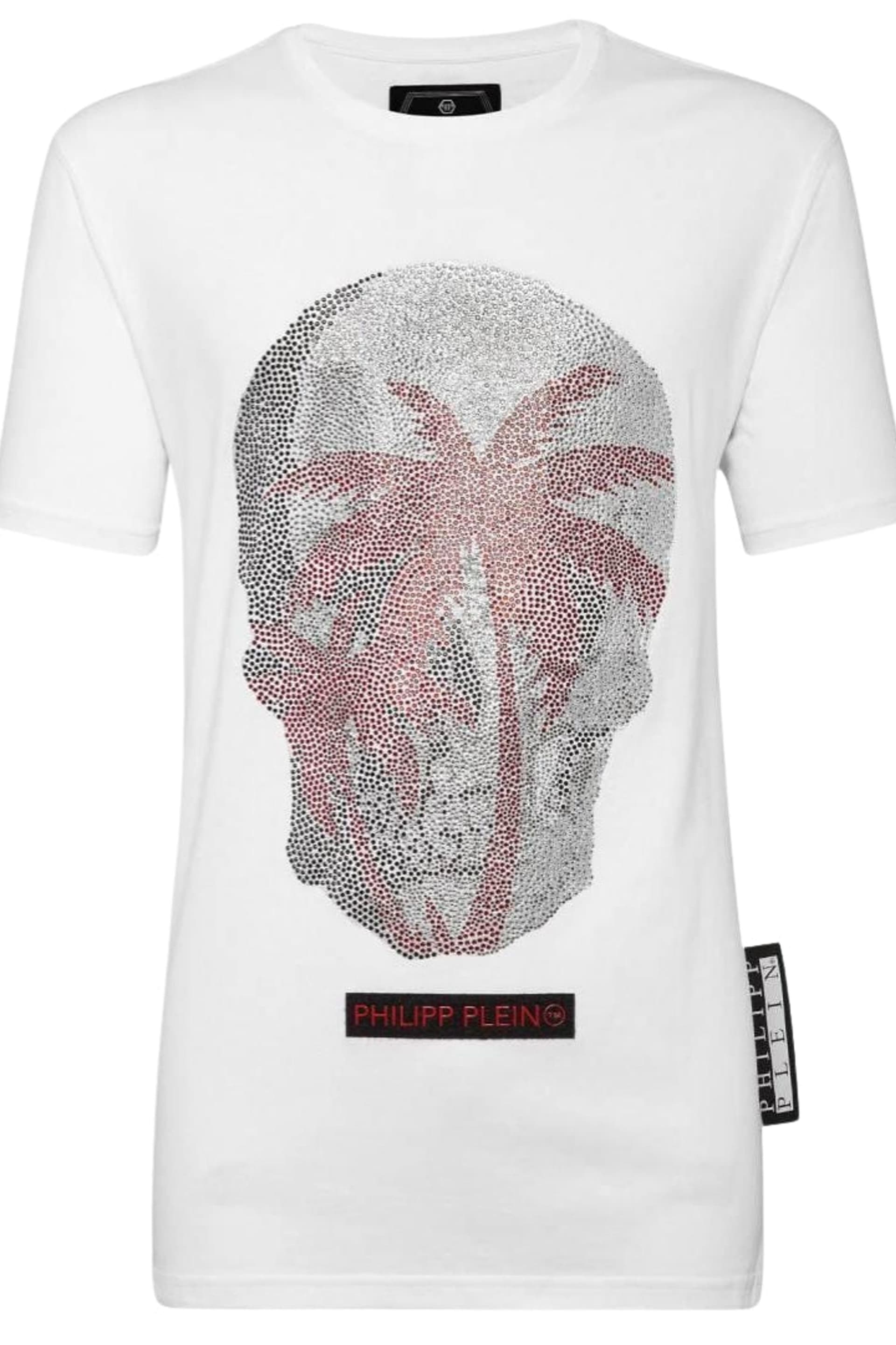Philipp Plein Philipp Plein Men's Short Sleeve Crew T-shirt in White