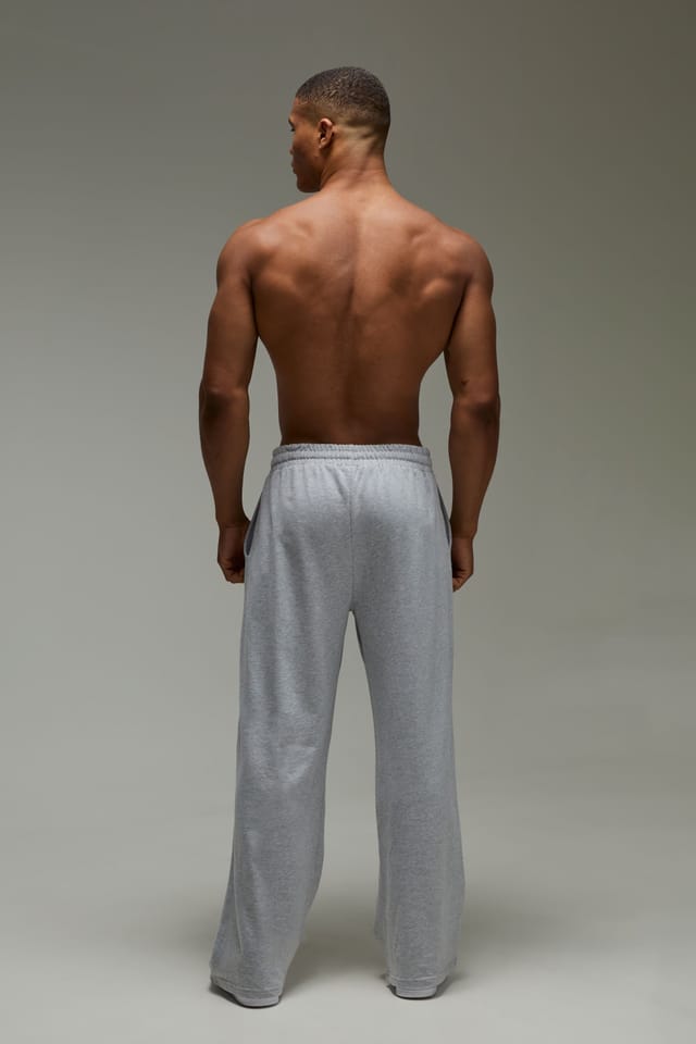 Training Dept. Training Dept. Men's Training Dept Wide Leg Loopback Jogger in Grey Marl - 2
