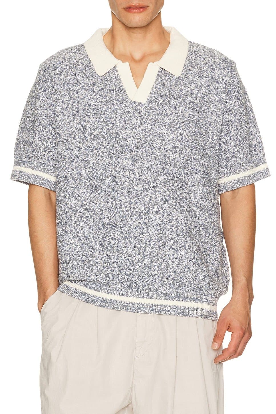 revolve Chevron Stitch Polo