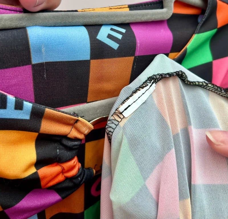 Never Fully Dressed Never Fully Dressed Dopamine Checkerboard Cut Out Dress UK 8 Bold Colour Block Mini