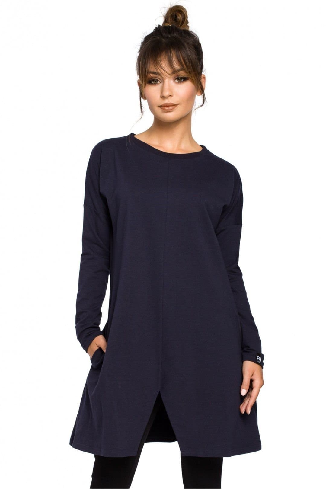 Love Lace Love Lace Women's Trapeze Long Sleeve Tunic for Everyday Style 104254 in Blue