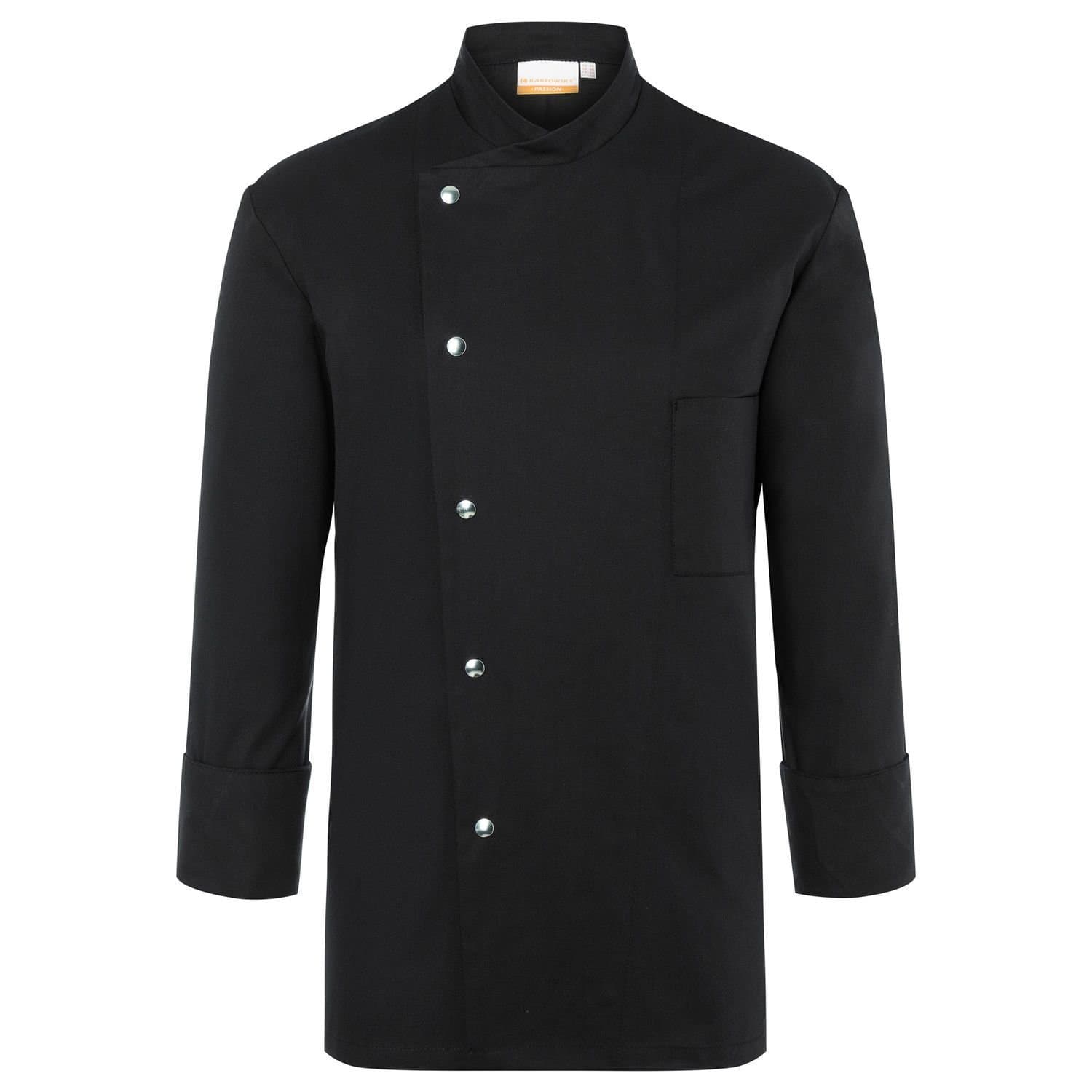 Karlowsky Karlowsky Men's Lars Chef Jacket in Black