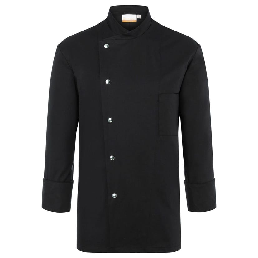 Karlowsky Karlowsky Men's Lars Chef Jacket in Black - 1