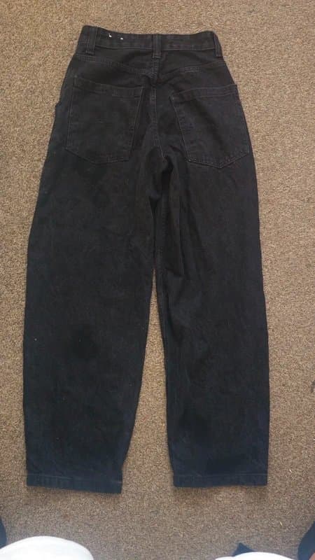 Bershka Bershka Black Wide Leg Jeans – EUR 32