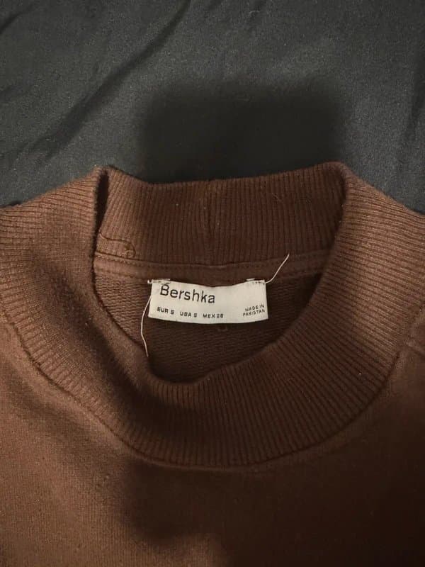 Bershka Brown sweatshirt