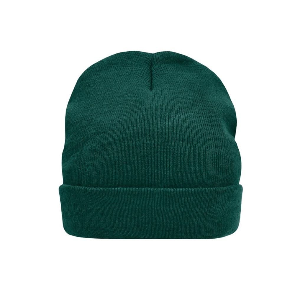 Myrtle Beach Myrtle Beach Men's Thinsulate Knitted Beanie in Dark Green