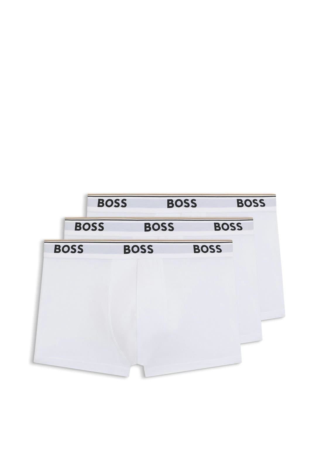 Boss BOSS Men's Trunk 3 Pack Power White