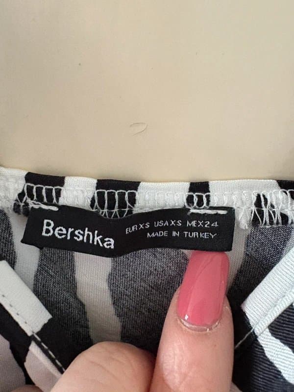 Bershka Bershka silk zebra print slip dress