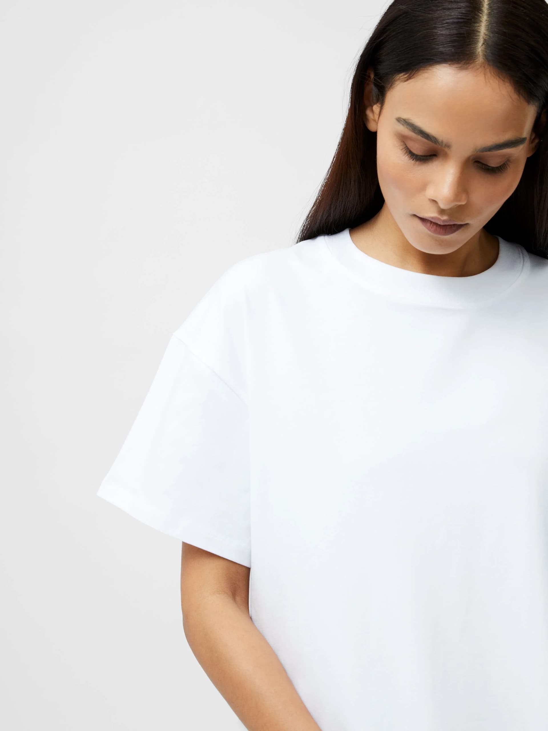 French Connection French Connection White Linen Oversized T-Shirt
