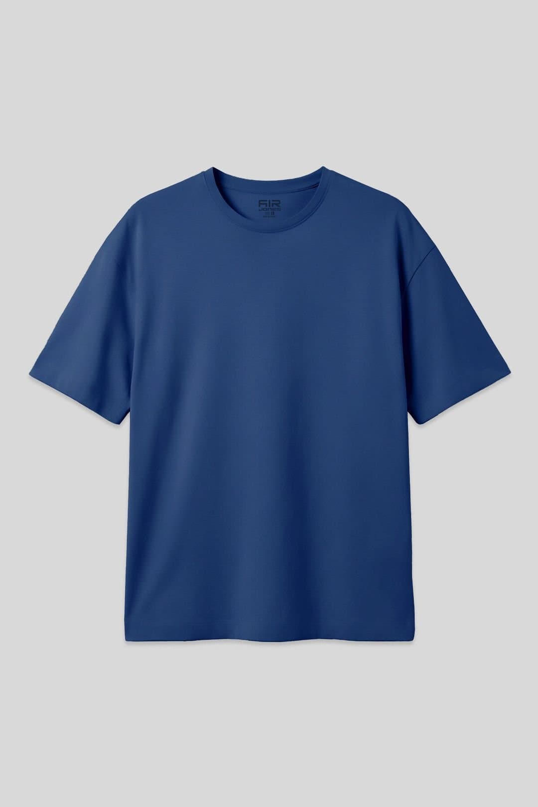 Tommy Life Tommy Life Men's Oversized Cotton Blend Crew Neck T-Shirt in Blue