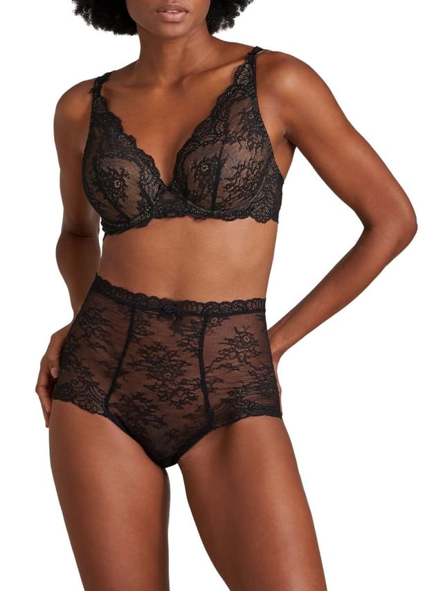 Aubade Aubade Women's Danse Des Sens High Waist Brief in Black - 3