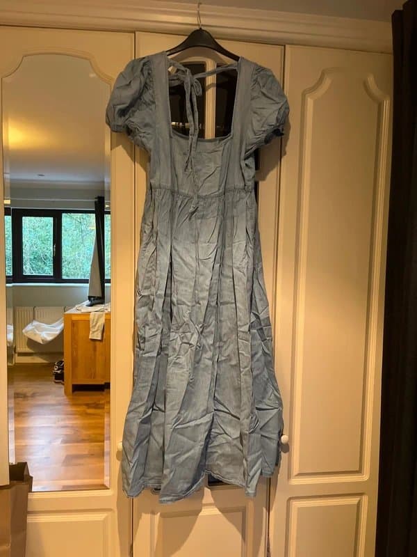 ASOS ASOS soft denim midi dress uk18