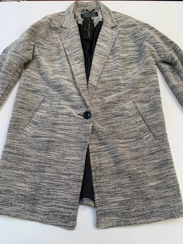 New Look New look coatigan jacket weave new £34.99 cream black weave bnwt 8 - 1