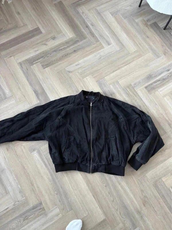 ASOS ASOS denim bomber jacket size 12