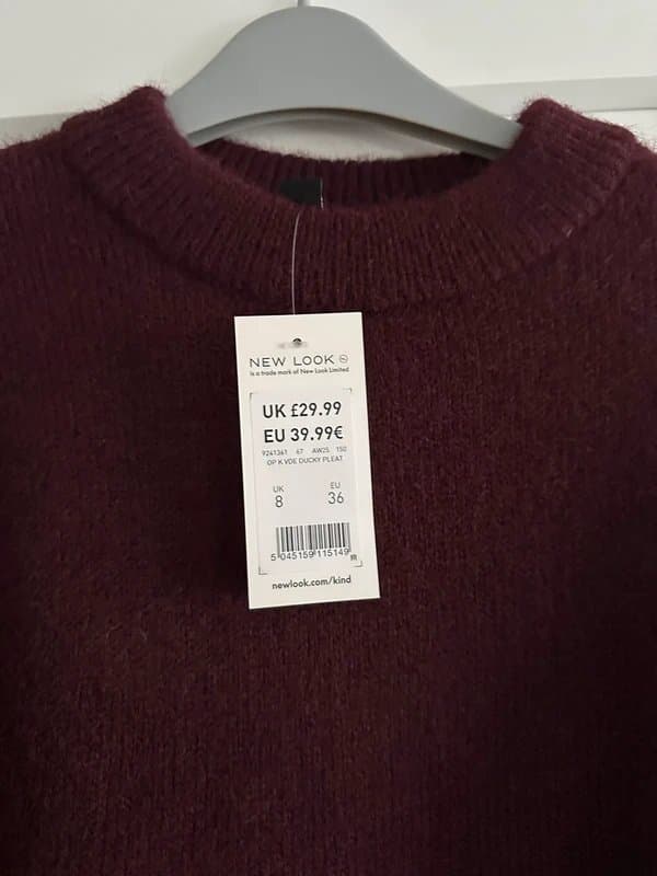New Look Burgundy new look jumper - 8