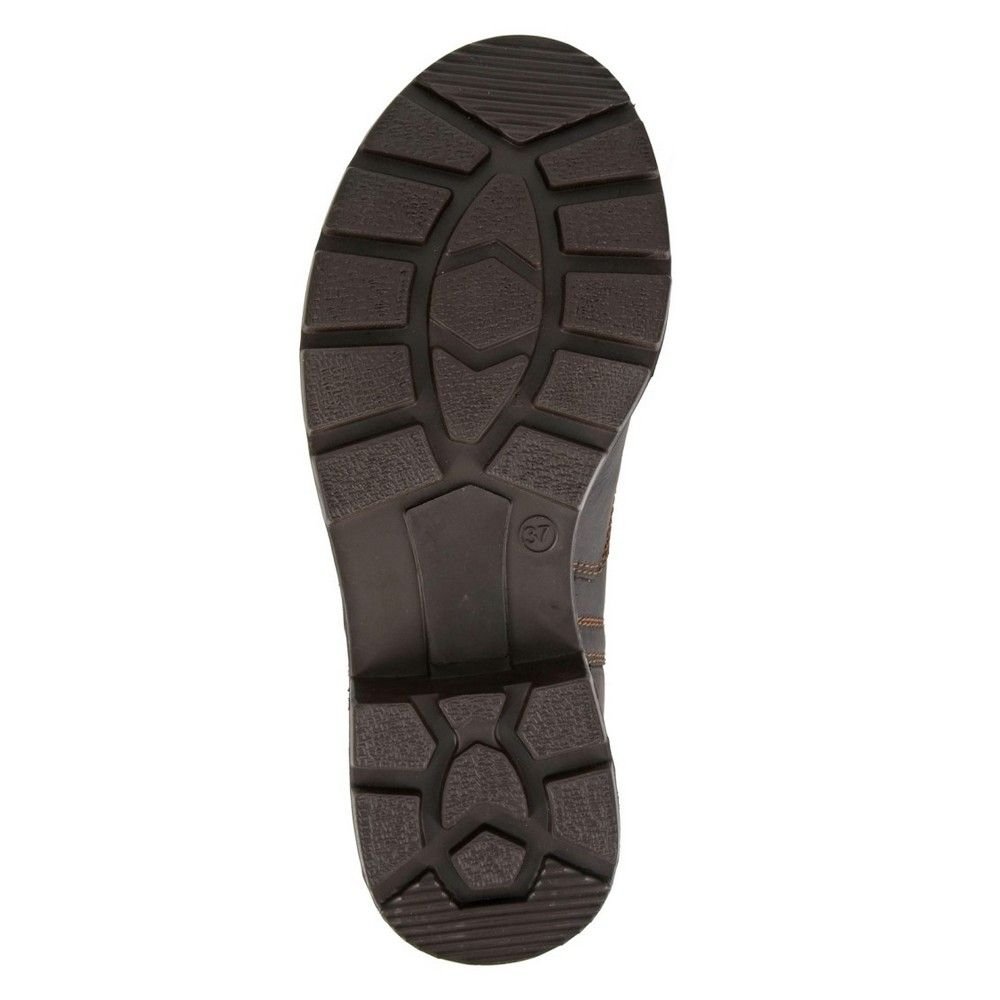 Woodland Woodland Women's Waxy Leather Chelsea Boots in Brown - 3