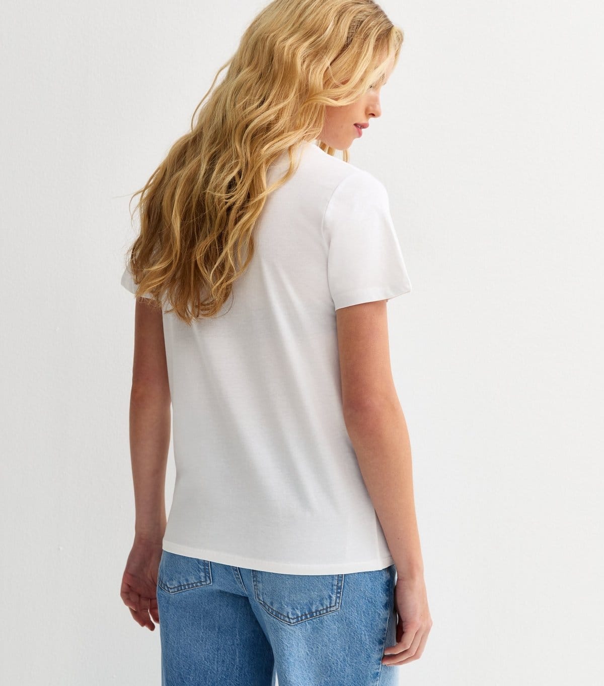 New Look Women's White Valentines Heart Patterened Relaxed T-Shirt New Look - 4