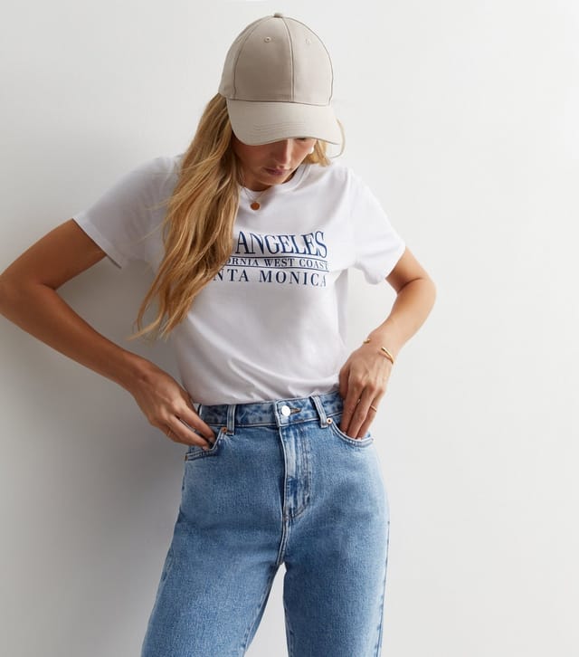 New Look Women's Blue Ankle Grazing Hannah Straight Leg Jeans New Look - 2