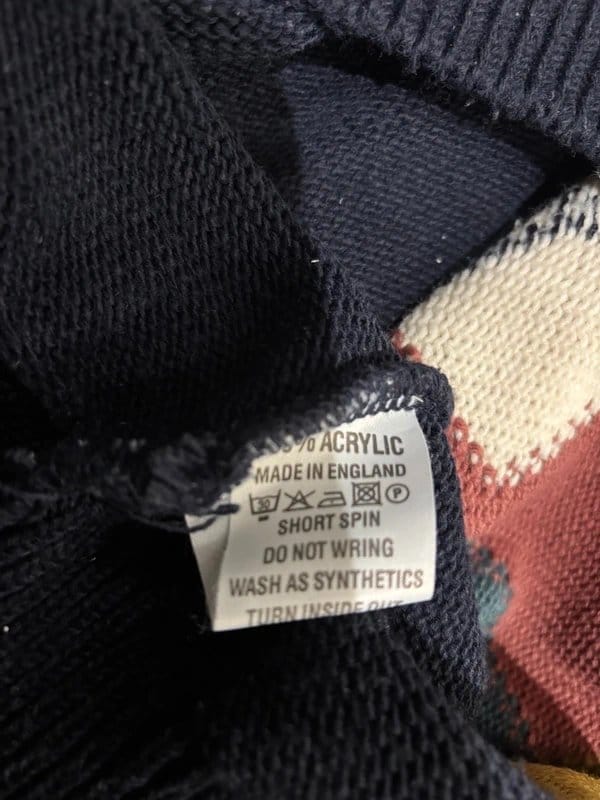 The Sweater shop Vintage 90s The Sweater Shop Argyle Knit Jumper – Made in England. - 1