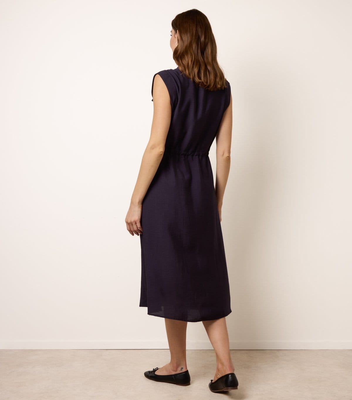 Blue Vanilla Women's Navy Utility Dress Blue Vanilla New Look - 4