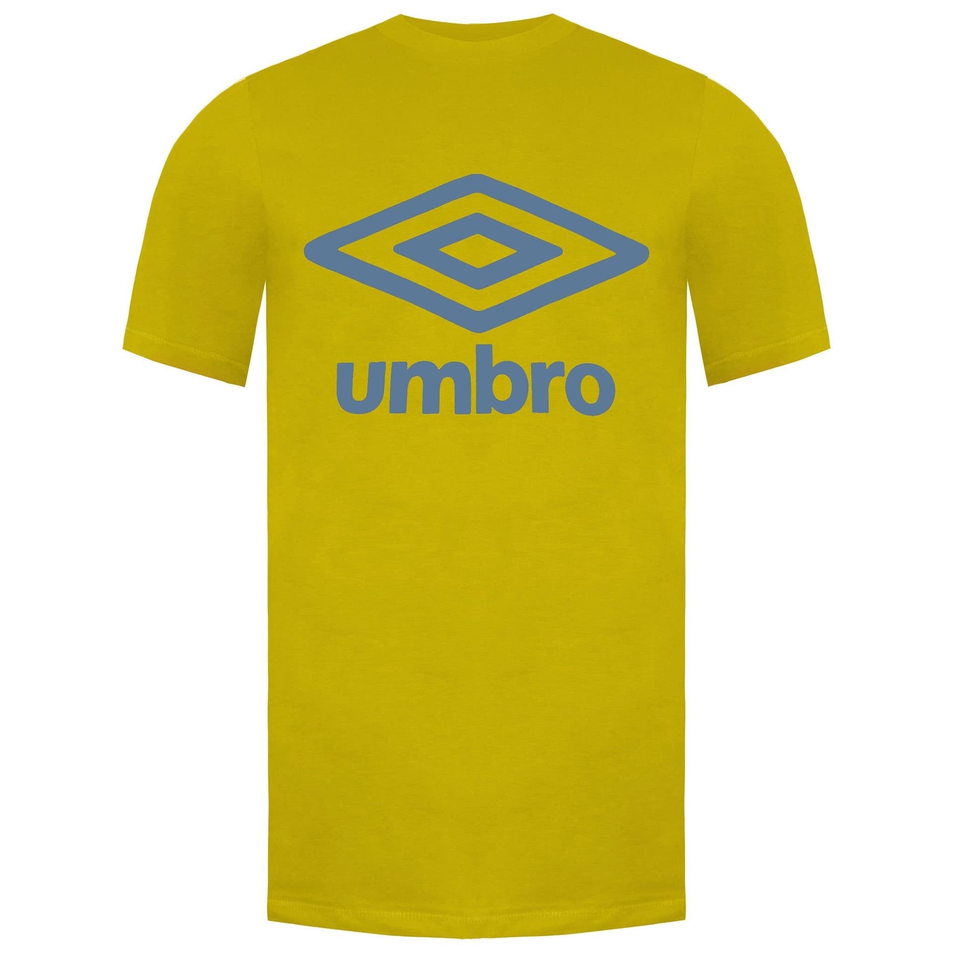 Umbro Umbro Men's Large Logo Yellow T-Shirt