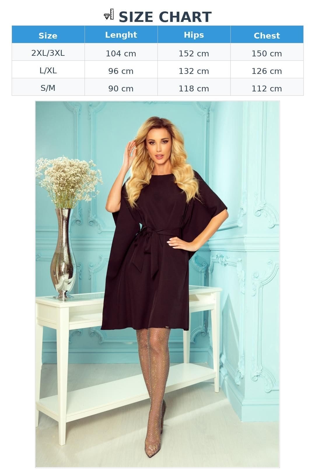 Love Lace Love Lace Women's Butterfly Day Dress with Belt Black - 4