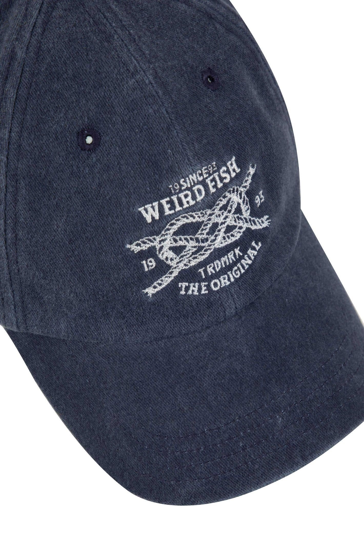 Weird Fish Weird Fish Men's Nautical Knot Twill Cap in Navy - 4