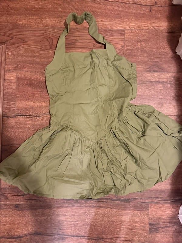 ASOS ASOS Halter Dress Green Size 12