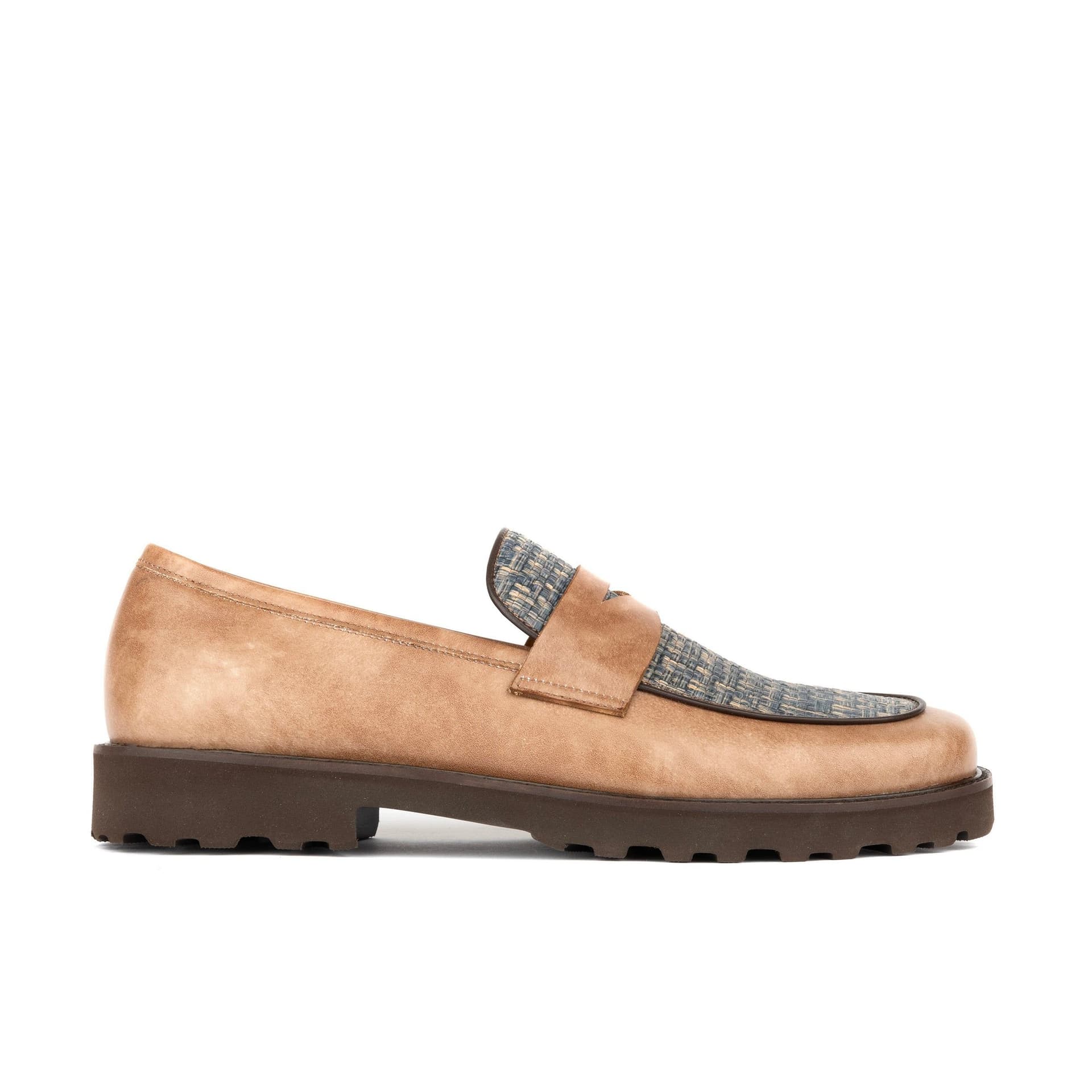 Embassy London Embassy London Men's Sunkin - Light Blue & Brown