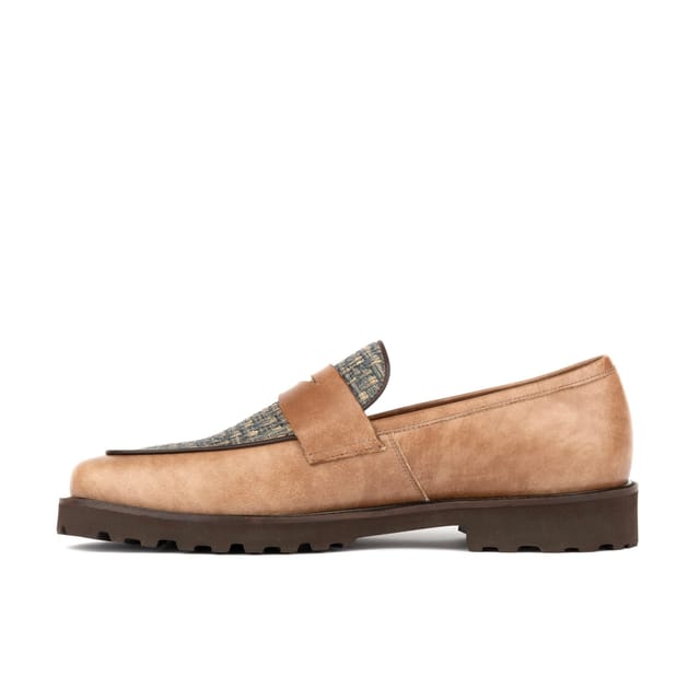 Embassy London Embassy London Men's Sunkin - Light Blue & Brown - 3