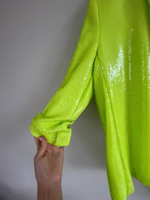 River Island NEW (no tags) River Island Lime sequin suit UK 16