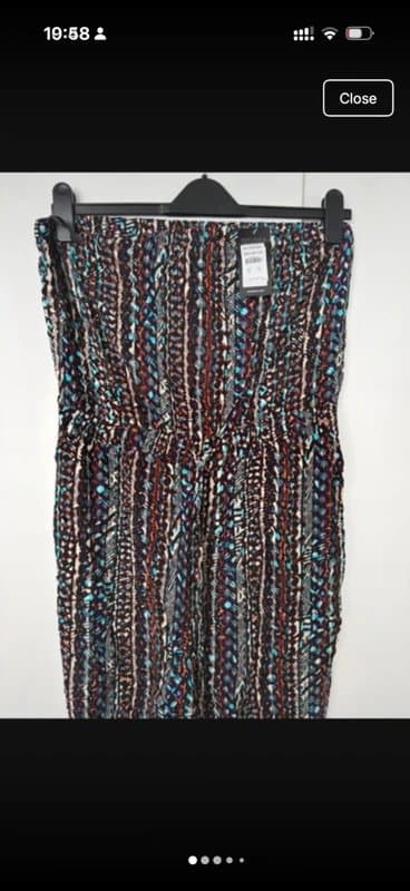 New Look Jumpsuit new look new with tags size 16 holidays summer funky print