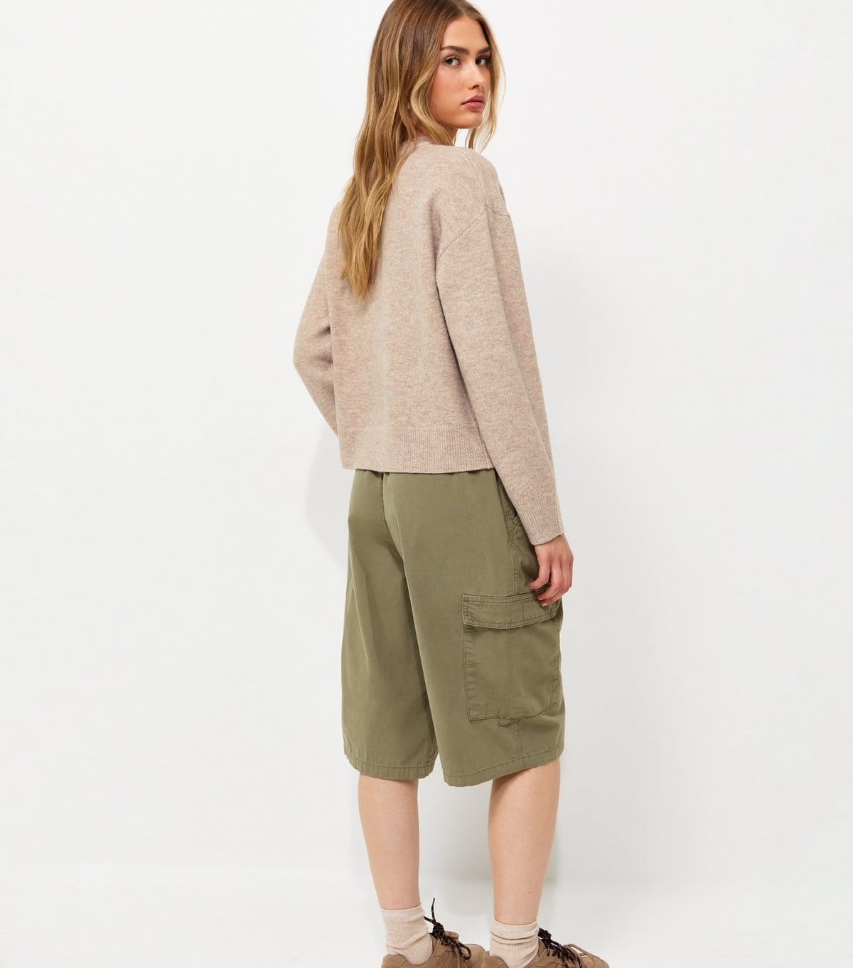 New Look Women's Light Mink Midweight Crew Neck Jumper New Look - 4
