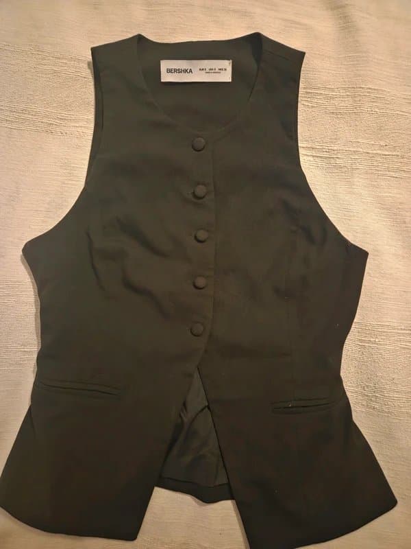 Bershka Bershka waistcoat button up top