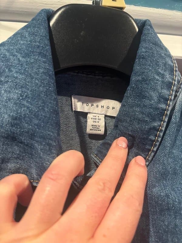 Topshop Denim jumpsuit