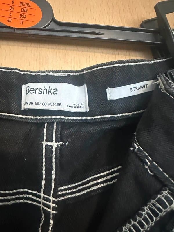 Bershka Bershka stitched jeans
