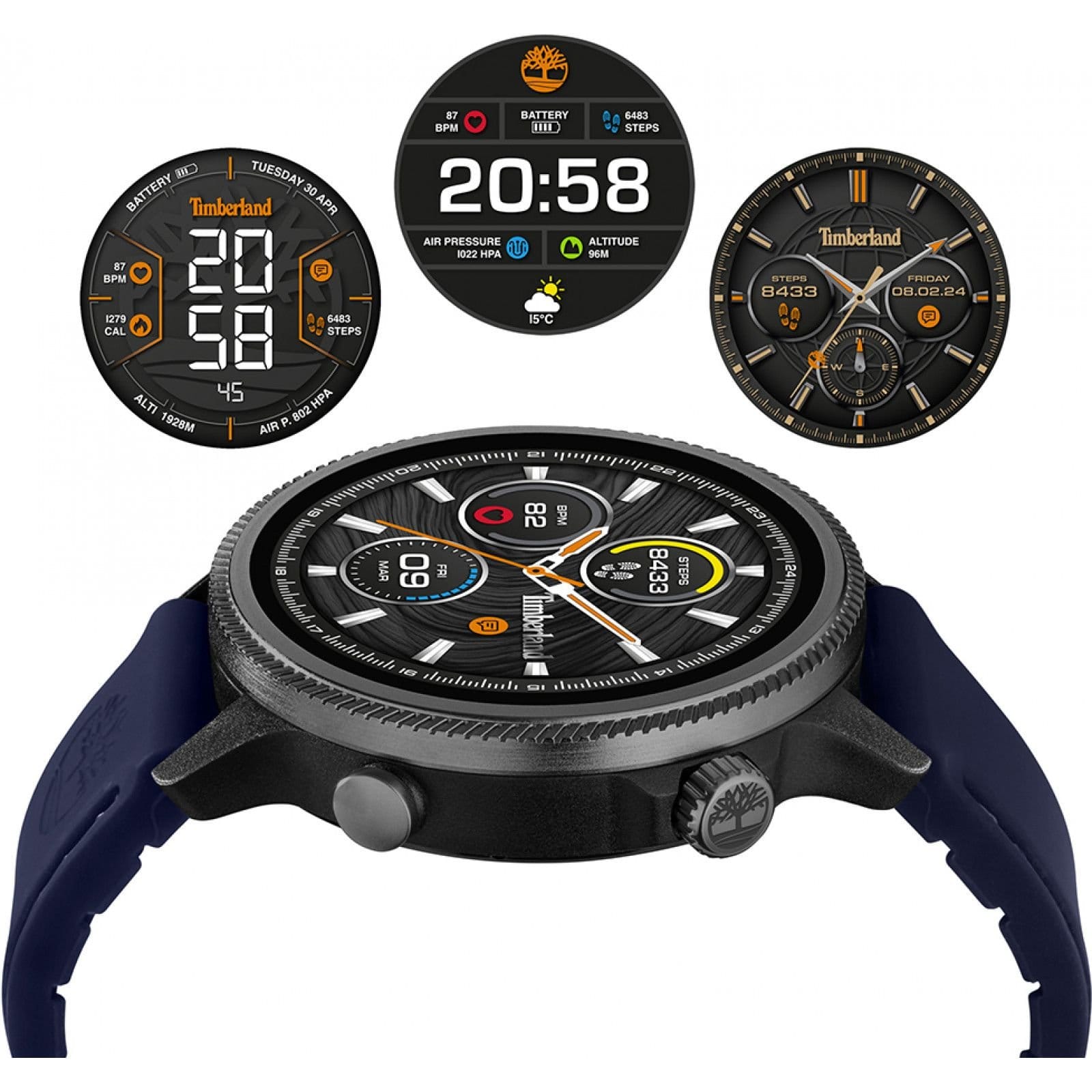 Timberland Timberland Men's TDIGB0064502 Trail Force 48mm Watch in Blue - 4