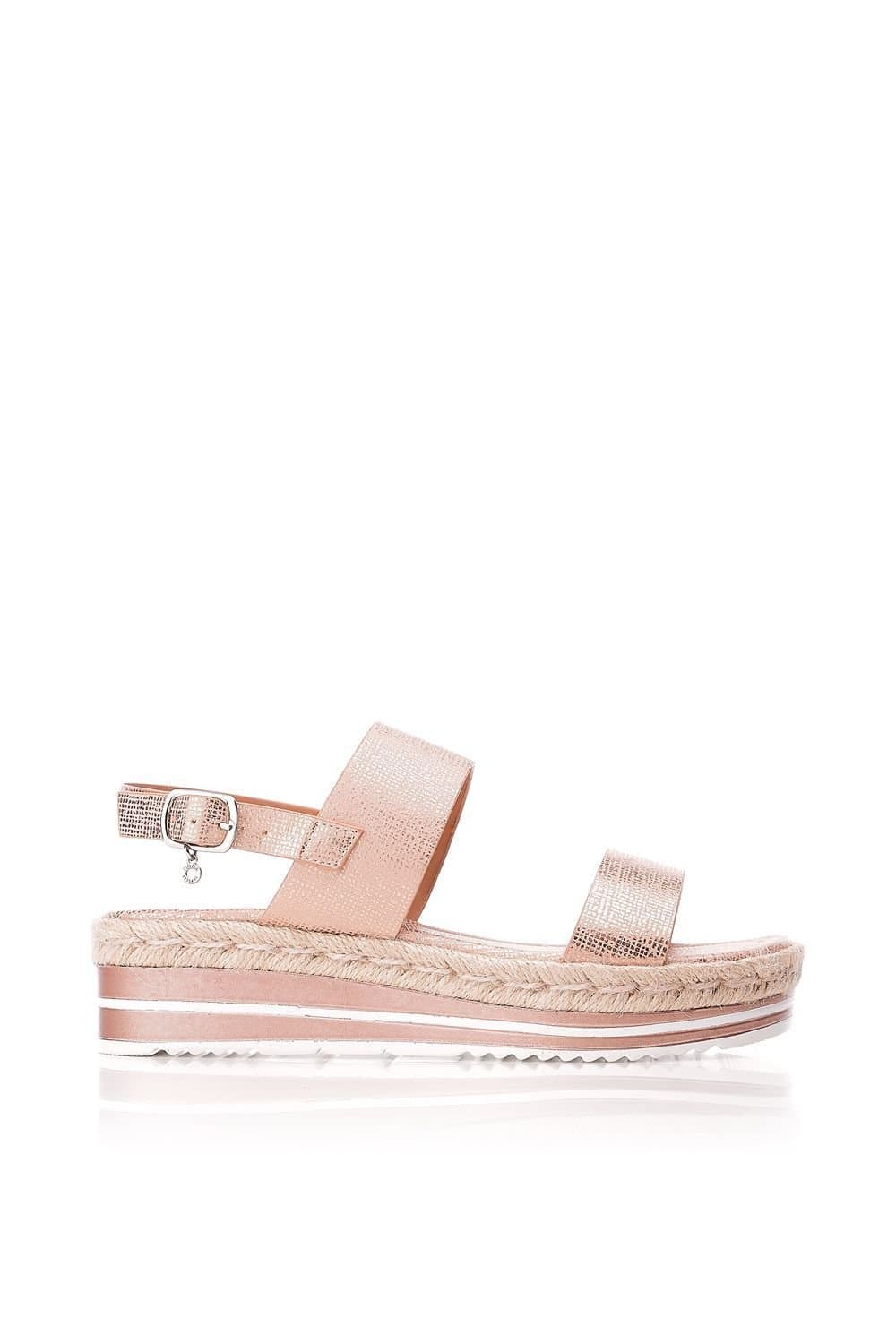 Moda In Pelle Moda In Pelle Women's 'Periso' Porvair Flatforms in Rose Gold