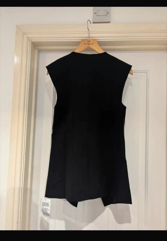 ASOS Black Sleeveless Waistcoat