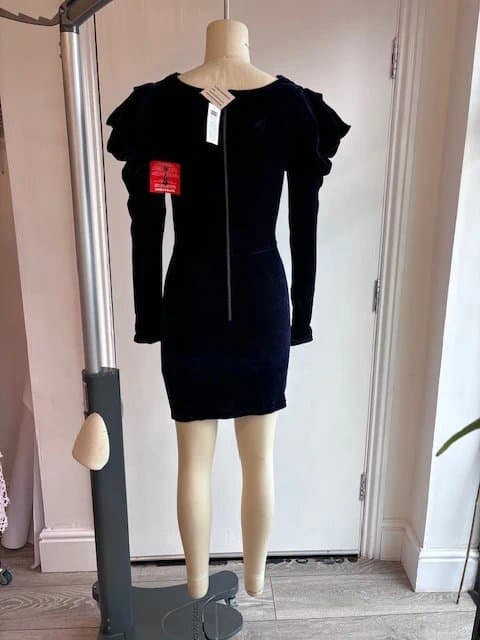 ASOS ASOS Navy velvet dress