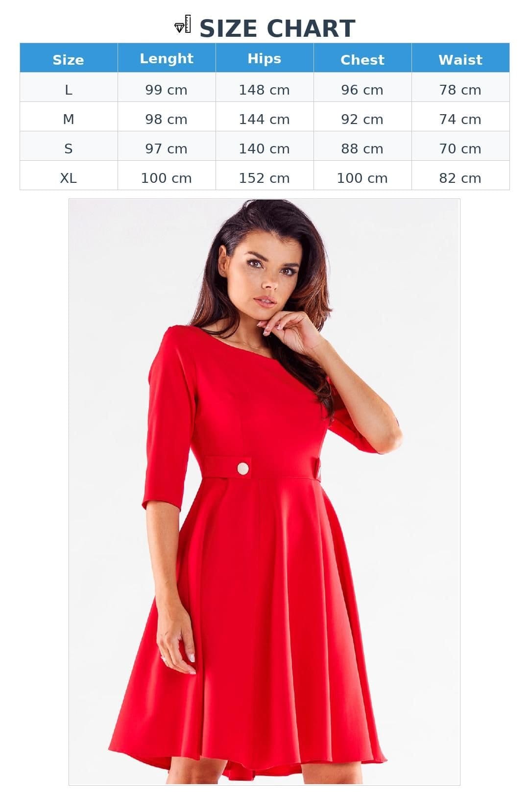 Love Lace Love Lace Women's Blushed Button Waist Short Sleeve Dress in Red - 4