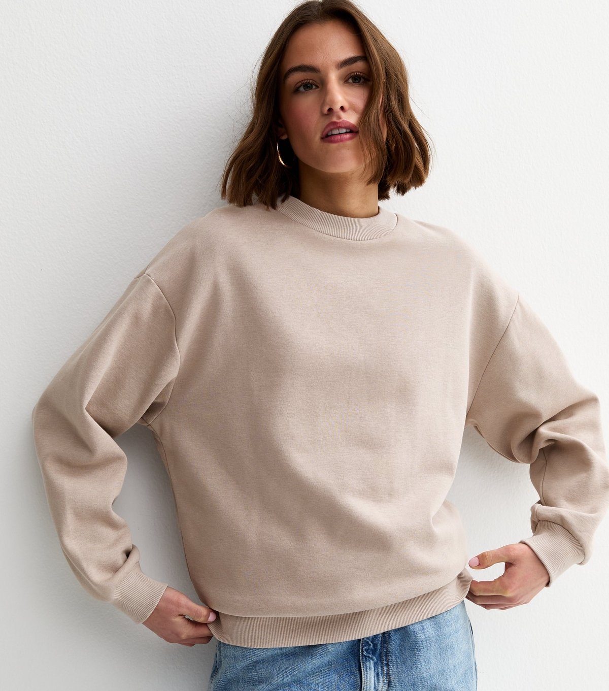 New Look Women's Mink Crew Neck Sweatshirt New Look - 3