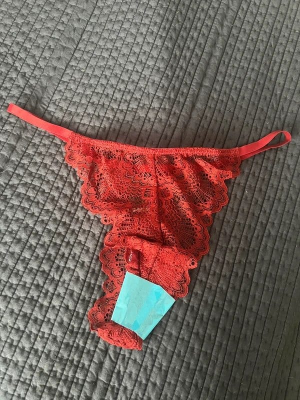 ASOS ASOS Lace red/burgundy thong - 1