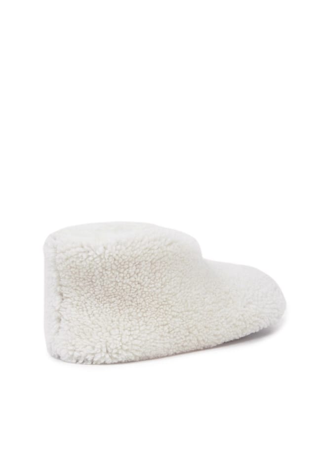 Celtic & Co Celtic & Co Women's Teddy Soft Sole Bootee Slippers in Off-White - 3