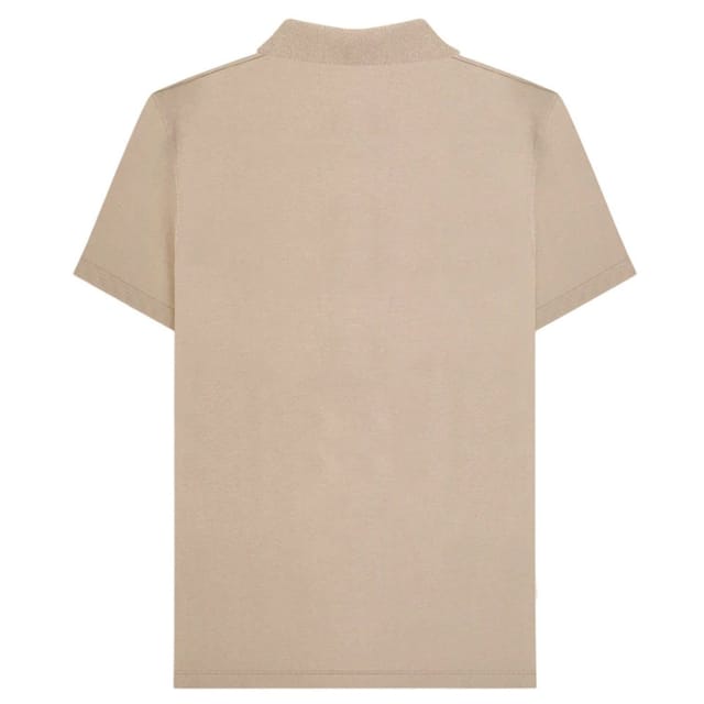 Lambretta Lambretta Men's SS25 Classic Polo Shirt in Stone - 2