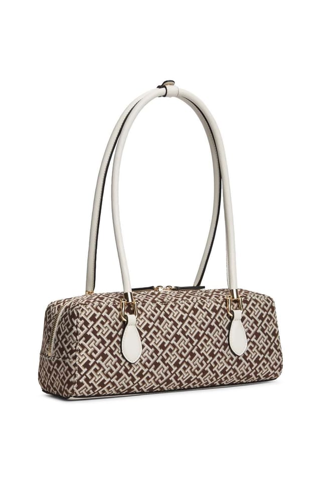 Tommy Hilfiger Tommy Hilfiger Women's Grace Shoulder Bag Jacquard Brown - 2